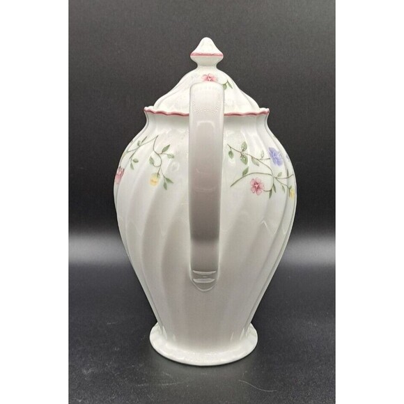 Johnson Brothers 'Summer Chintz' Vintage 1980s Floral Tea Coffee Pot with Lid - Picture 4 of 16